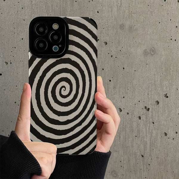 Fashion Spiral-Pattern iPhone Case - HoHo Cases Spiral Pattern / For iPhone 12