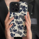Fashion Floral Pattern Silicone iPhone Case - HoHo Cases Art Flower / For iPhone 12