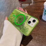 Glitter Liquid Quicksand Magsafe iPhone Case