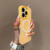 Luxury Candy Color MagSafe Matte iPhone Case