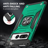 Magnetic Armor Matte Google Pixel Case with Ring - HoHo Cases