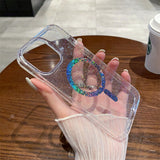 Laser Magsafe Glitter Clear iPhone 15 Cases