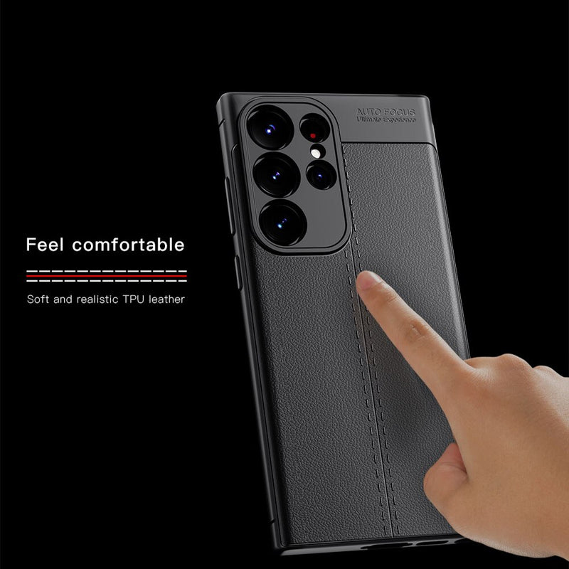 Soft Leather Texture Samsung Galaxy Case
