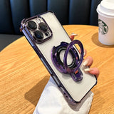 Luxury Plating Acrylic MagSafe iPhone Case