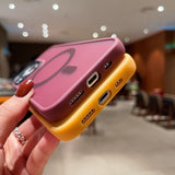 Luxury MagSafe Shockproof Matte Candy iPhone Case