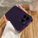 Luxury Lambskin Leather Shockproof iPhone Case