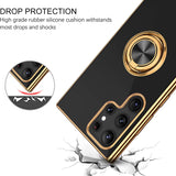 Plating Magnetic Samsung Galaxy Case with Ring Holder - HoHo Cases