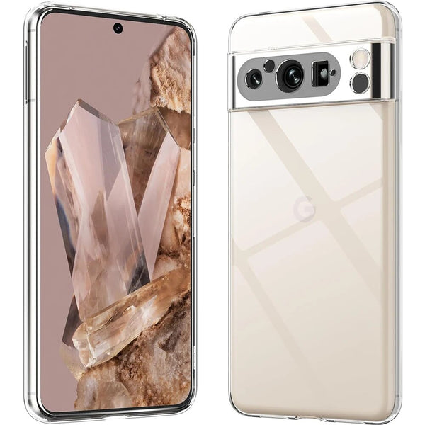 Ultra Thin Clear Soft TPU Google Pixel Case - HoHo Cases Google Pixel 8 Pro / Clear