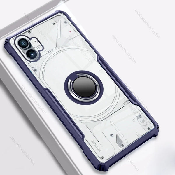 Shockproof Magnetic Holder Nothing Phone Case - HoHo Cases Nothing Phone 1 / blue