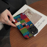 Fashion Animal Plaid iPhone Case - HoHo Cases