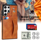 Wrist Strap Wallet Samsung Galaxy Case