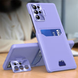 Luxury Leather Samsung Galaxy Case with Card Holder - HoHo Cases For Samsung Galaxy Note 20 / Purple