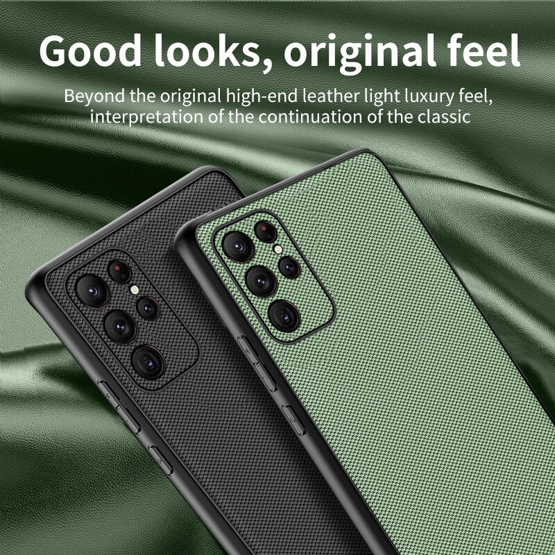 Luxury Matte Leather Samsung Galaxy Case - HoHo Cases