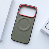 Luxury Magnetic Soft TPU Nylon iPhone Case