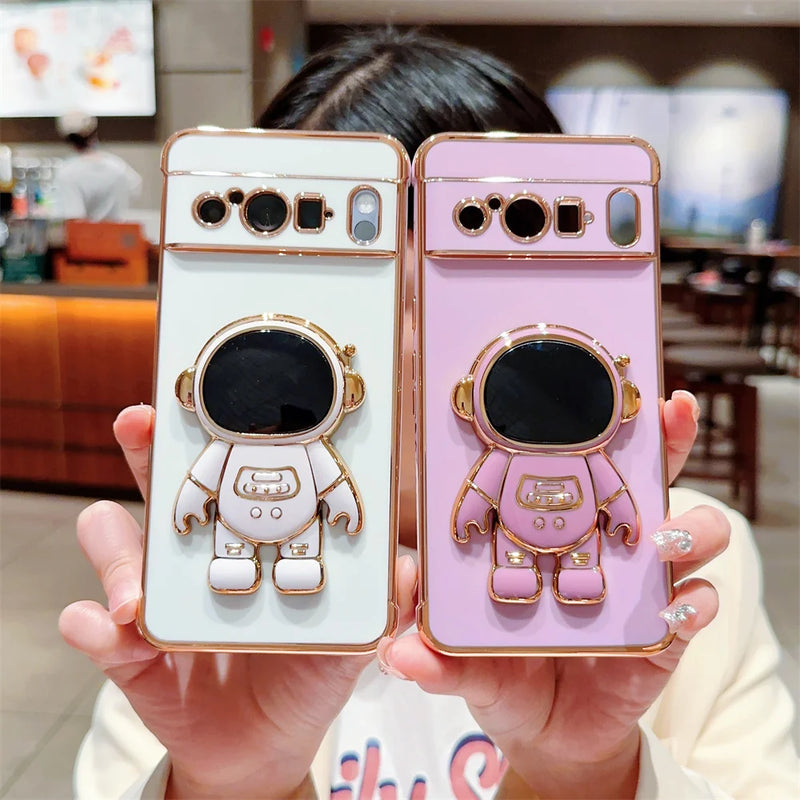 Cute Astronaut Fold Google Pixel Case