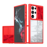 Bumper Shockproof Samsung Galaxy Case - HoHo Cases For Samsung Galaxy S23 Ultra / Red