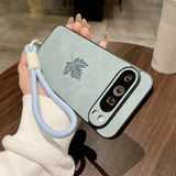 Fashion Maple Leaves Leather PU Google Pixel Case