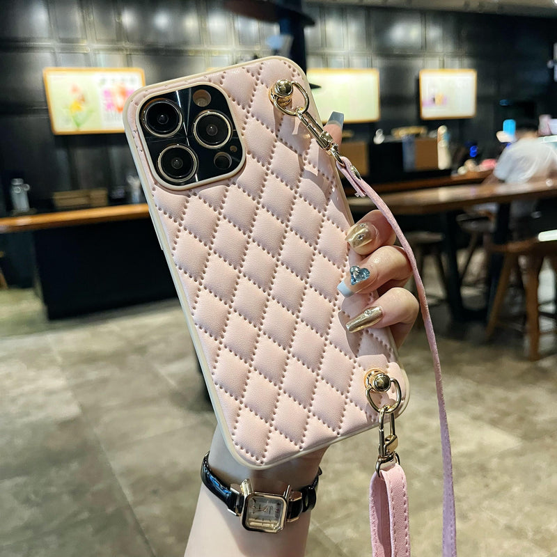 PU Leather Crossbody iPhone Case - HoHo Cases