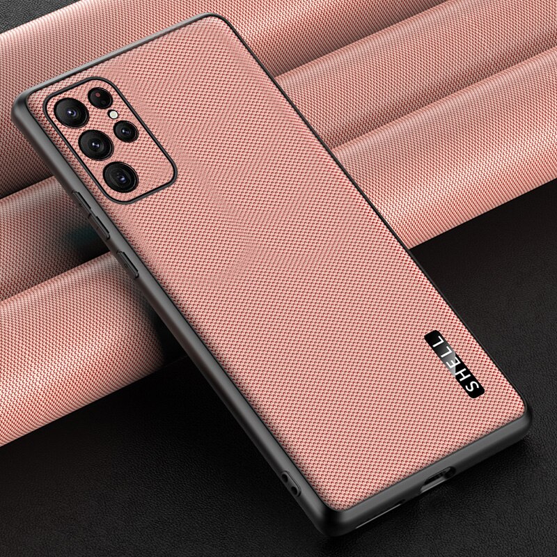 Luxury Matte Leather Samsung Galaxy Case - HoHo Cases Samsung Galaxy S22 / Pink