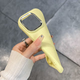 Luxury Shockproof  Plain Candy iPhone 15 Cases