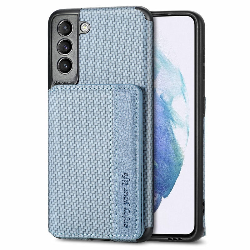 Magnetic Wallet Leather Samsung Galaxy Case - HoHo Cases For Samsung Galaxy S23 Ultra / Sky Blue