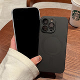Luxury Liquid Silicone MagSafe iPhone Case