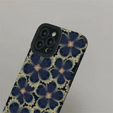 Fashion Dark Graffiti Flower iPhone Case - HoHo Cases