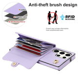 Lanyard Leather Multi Cards Wallet Samsung Galaxy Case - HoHo Cases