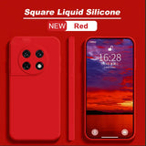 Shockproof Square Liquid Silicon Google Pixel Case - HoHo Cases Google Pixle 8 Pro / Red