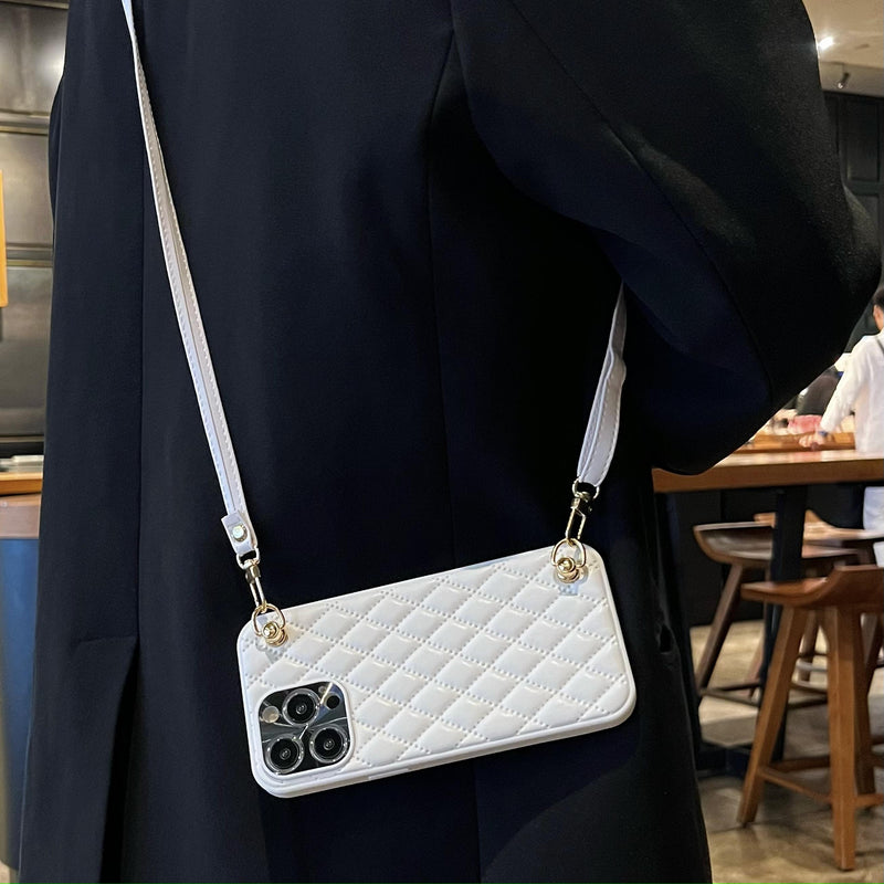 PU Leather Crossbody iPhone Case - HoHo Cases
