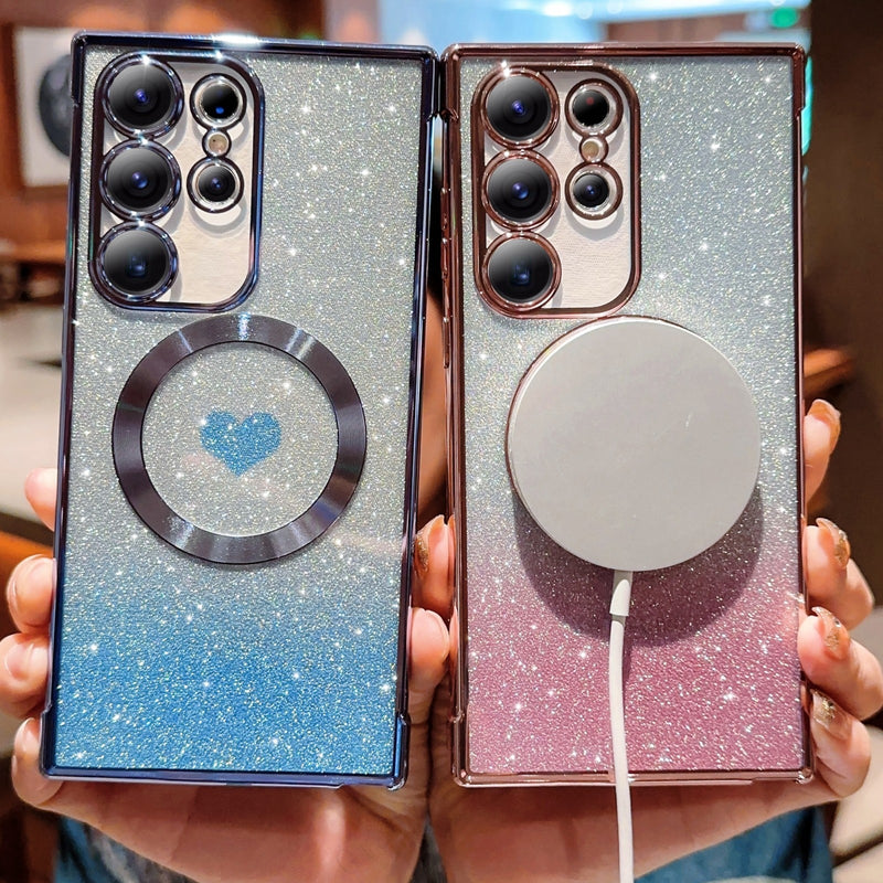 Luxury Heart Plating Samsung Galaxy Case - HoHo Cases