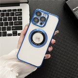 Classic Plating Transparent MagSafe iPhone Case