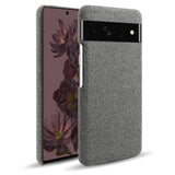 Luxury Fabric Antiskid Google Pixel Case - HoHo Cases For Google Pixel 7 Pro / Dard Gray