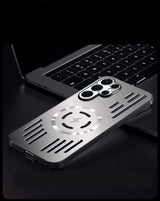 Metal heat dissipation magnetic Samsung Cases