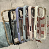 Luxury Transparent Diamond Jewelled iPhone Case