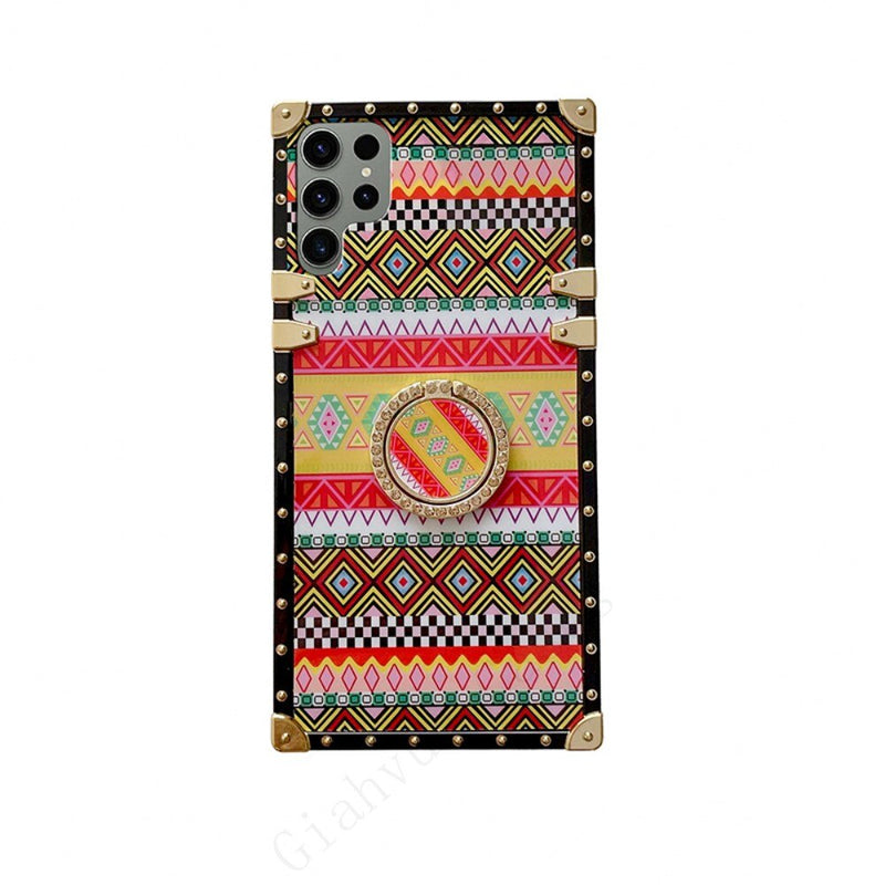 Ethnic Style Ring Stand Holder Samsung Galaxy Case - HoHo Cases