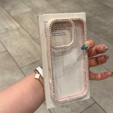 Luxury Transparent Diamond Jewelled iPhone Case