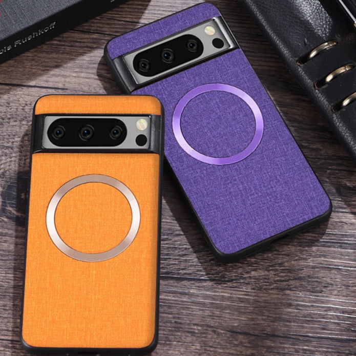Fabric Cloth MagSafe Google Pixel Case