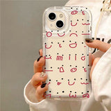 Cartoon Graffiti Transparent Samsung Galaxy Case - HoHo Cases Samsung Galaxy S10 Plus / 3