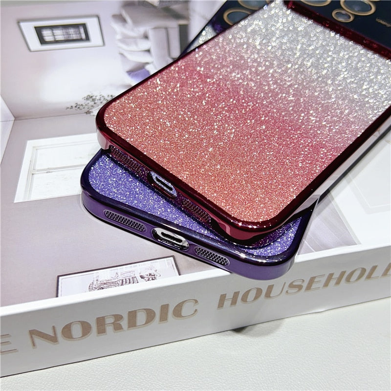 Luxury Glitter Plating iPhone Case