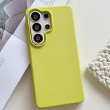 Liquid Silicone Flocking Protective Samsung Case