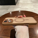 Gold Slim Matte iPhone Case
