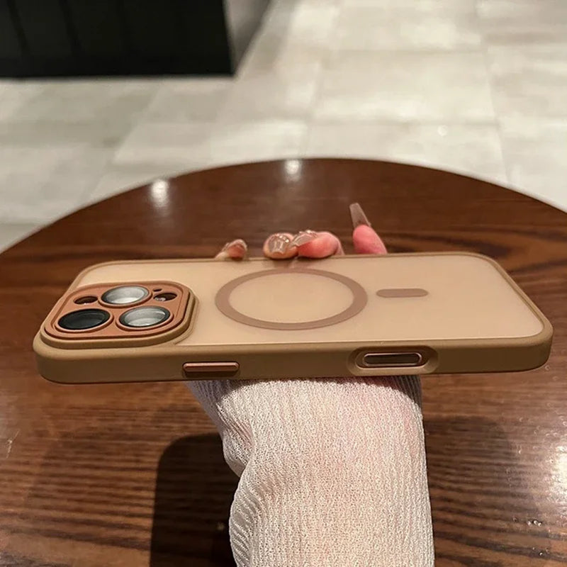 Gold Slim Matte iPhone Case