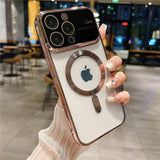 Plating Clear Magsafe iPhone Case