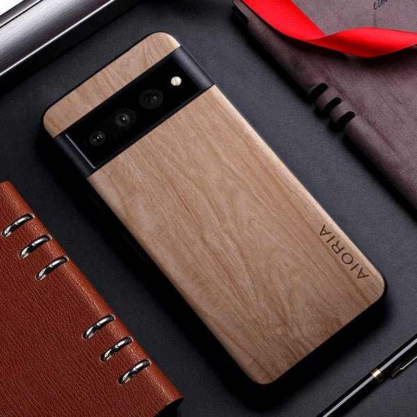 Leather Soft Matte Shockproof Google Pixel Case - HoHo Cases For Google Pixel 7 Pro / White