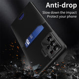 Luxury Leather Samsung Galaxy Case with Card Holder - HoHo Cases