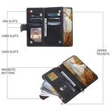 Long Lanyard Flip Leather Wallet iPhone Case