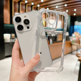 Luxury Shockproof Transparent iPhone Case