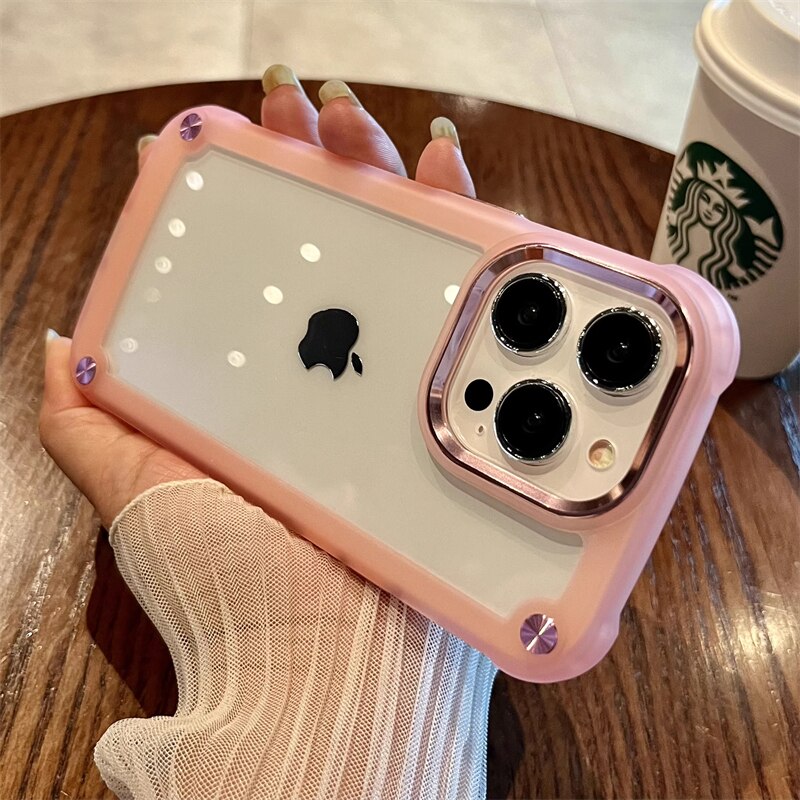 Transparent Hybrid TPU iPhone Case