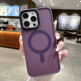 Luxury MagSafe Shockproof Matte Candy iPhone Case